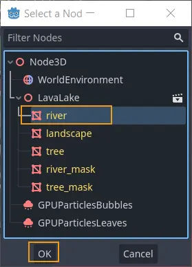 选择发射粒子的网格