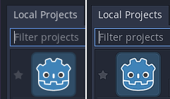 正确的外观（左），由于显卡驱动的锐化而导致的过度锐化的外观（右）